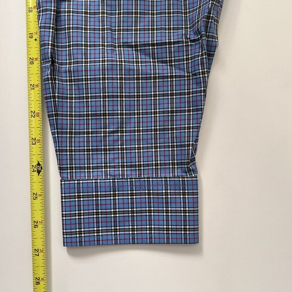 L.L.Bean Men Long Sleeve Button-Down Wrinkle-Resistant Multi-Color Plaid Shirt - Picture 10 of 11